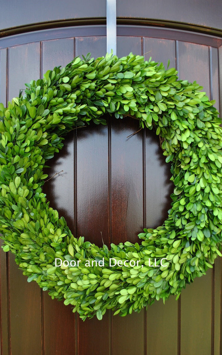 30 inch Preserved Boxwood Wreath