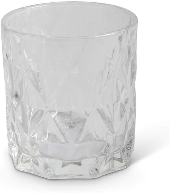 3.5 Inch Diamond Cut Drinking Glass-Whiskey, Bourbon Glass