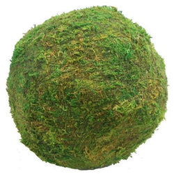10" Diameter Decorative Round Moss Ball