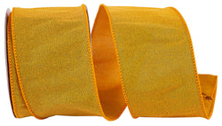 Reliant Malibu Sunset Wired Edge Ribbon, Mustard, 2.5"x10yd