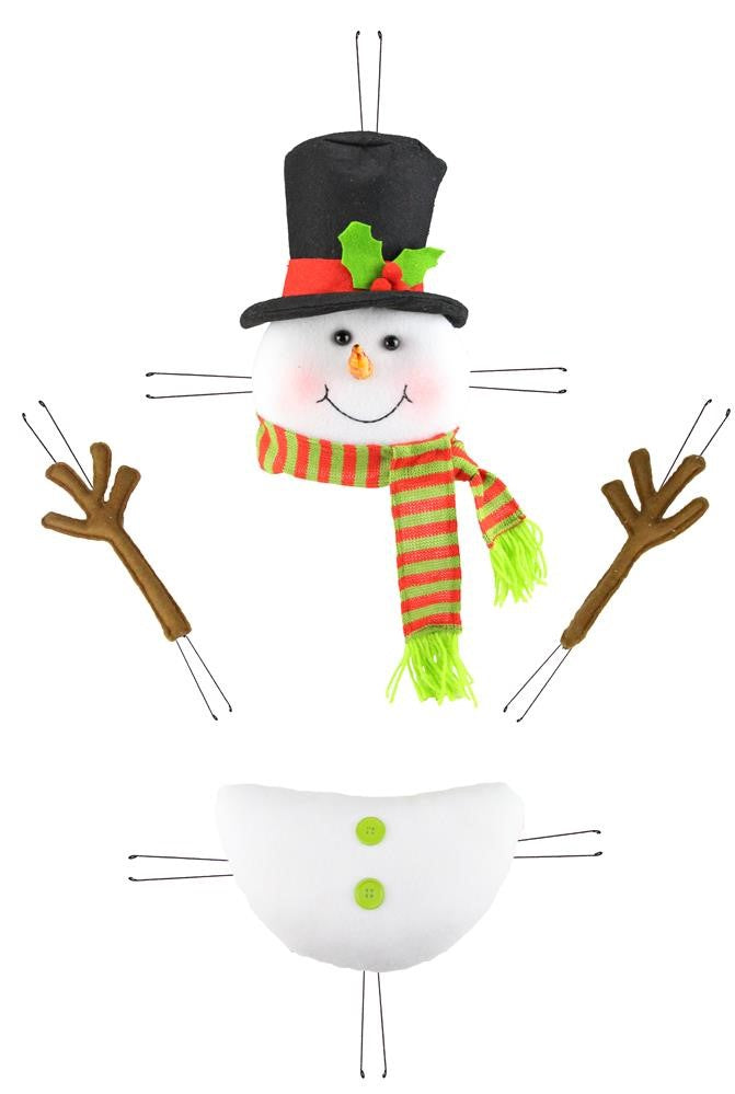 EXPRESSIONS Snowman Decor Kit Wreath Enhancement